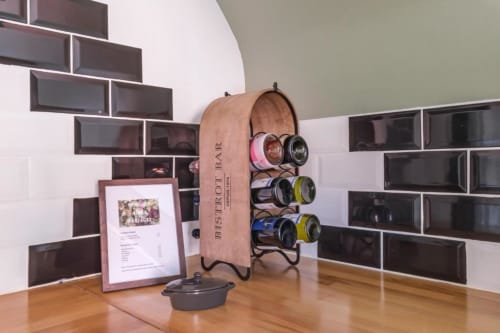 Cuisine équipée du gîte Le Coteau de Sigo à Kaysersberg Vignoble, décor alsacien authentique