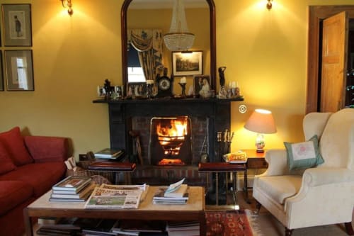 cozy drawingroom at kilmokea country manor in county wexford