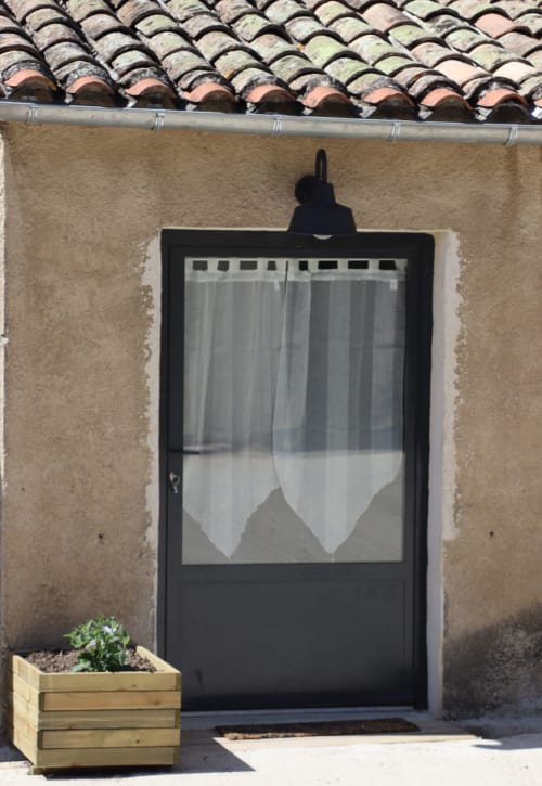 L'entrée de la chambre d'hôtes chez Martine