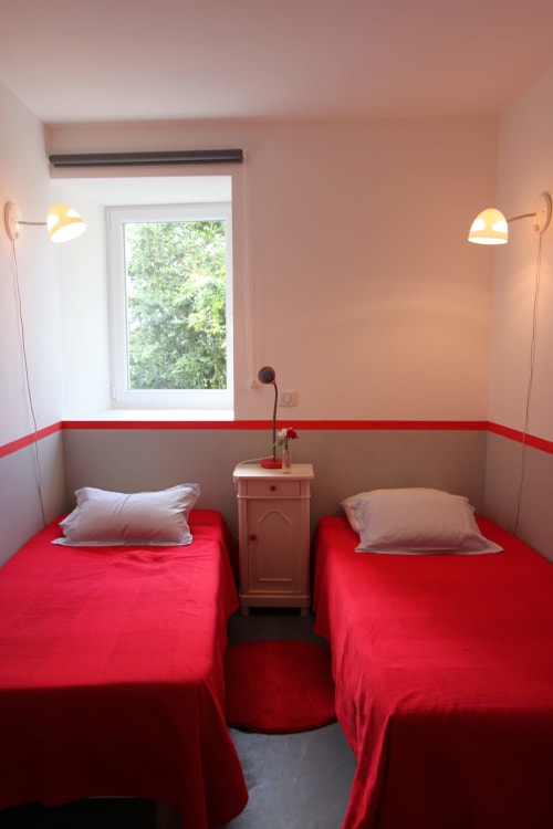 La chambre "enfants" du gîte (location saisonnière) chez Louisette & Marius aux Vergers de la Bouligaire 