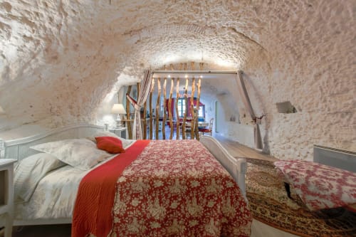 Chambre du gîte le Vigneron aux Gîtes de la Rochère à Noizay entre Amboise et Tours
