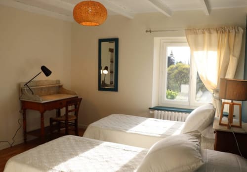 Chambre du gîte (location saisonnière) chez Ginette & Pierrot aux Vergers de la Bouligaire