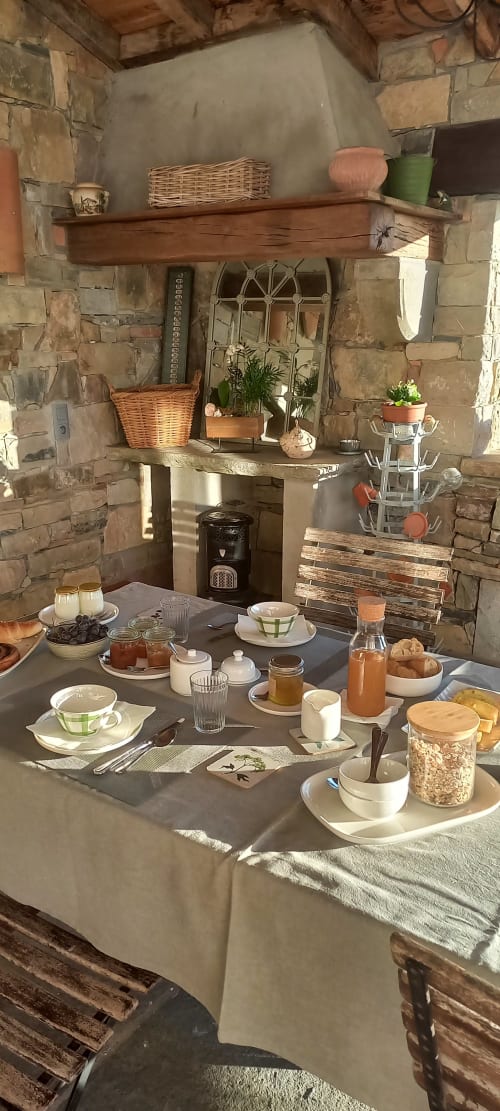 Petit déjeuner sous l'appenti