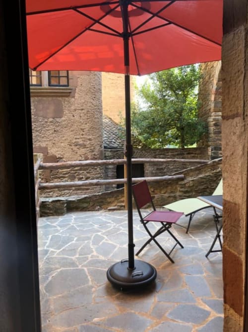 La Conquise terrasse privée du studio