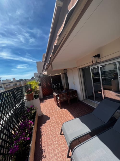 Terrasse Antibes location appartement