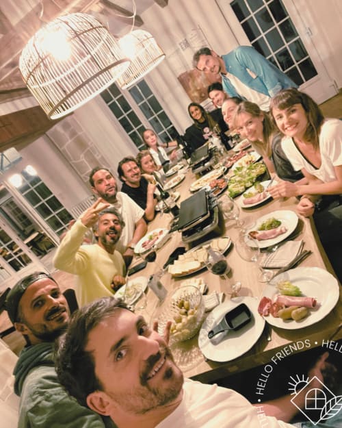 location grande maison avec piscine, padel pour famille