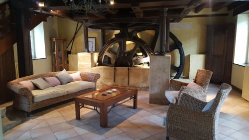 le Moulin de Bacchus engrenage la turbine salon