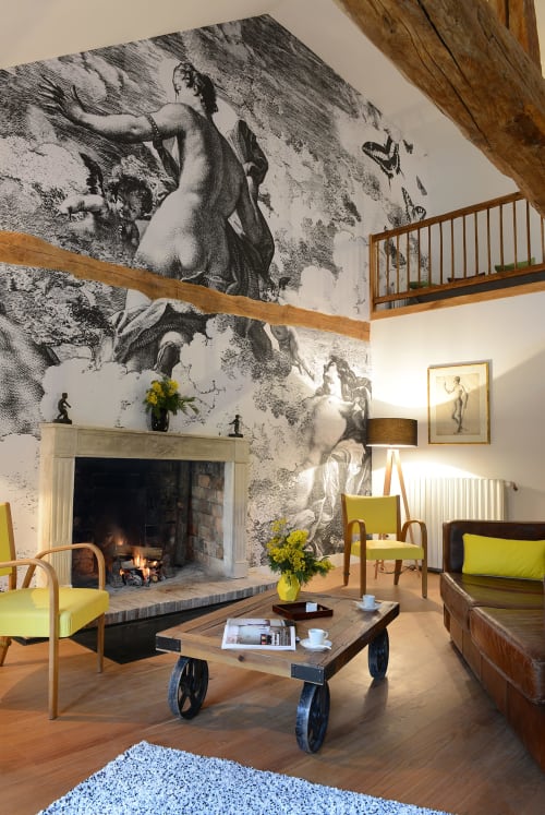 "Street art Suite Nuage au Domaine de l’Ocrerie"