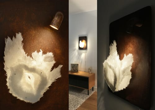 "Oeuvres d'artistes dans la  Suite Nuage au Domaine de l’Ocrerie"