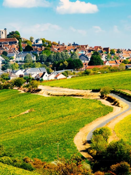 Village dans la campagne