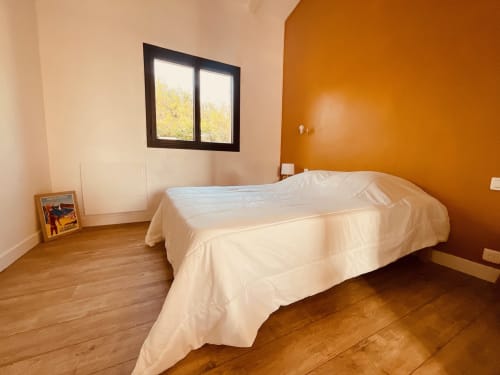 Chambre d’amis spacieuse avec vue jardin, maison Ziteddi Corse