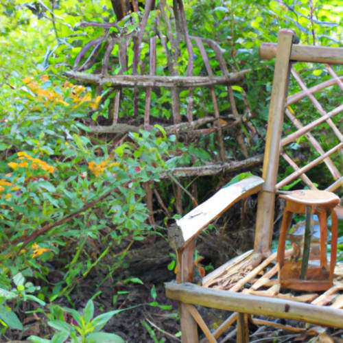 Jardin paisible avec des fleurs colorées