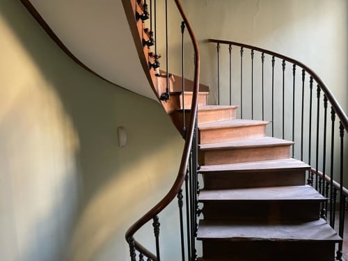 Escalier d'accès à l'appartement