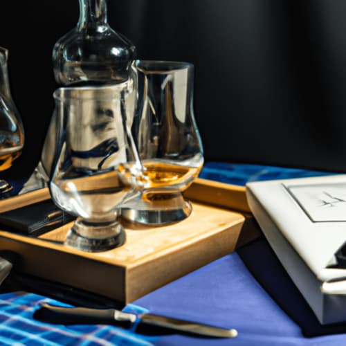Selection of premium Scottish whiskies