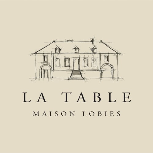 La Table Maison Lobies restaurant sketch, Domaine de l'Ocrerie B&B in Pourrain, France