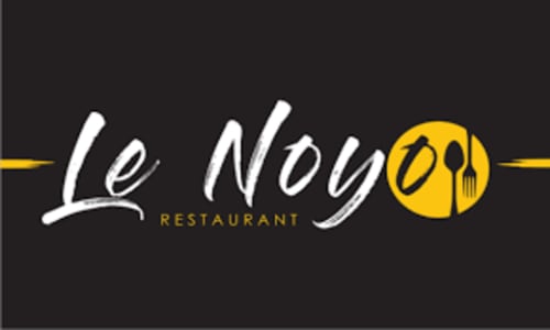 Le Noy restaurant logo with utensil icon for Domaine de l'Ocrerie in Pourrain, France