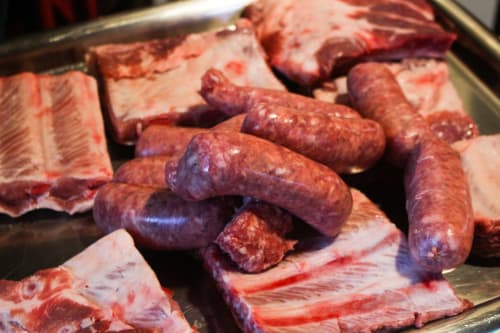 Traditional Tuscan food at Agriturismo Quarantallina with homemade dishes and local products