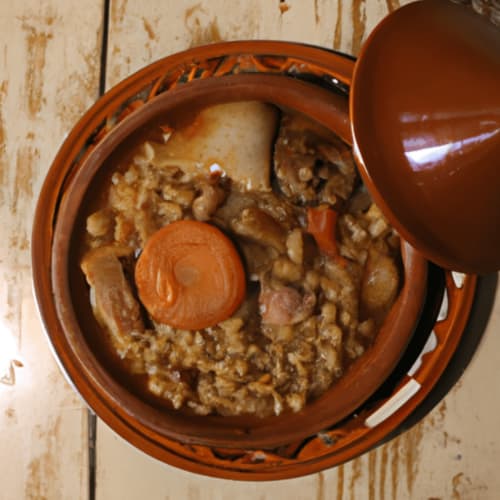 Plato de arroz con costra, un plato tradicional de la gastronomía local