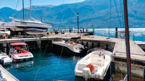 
Holiday apartment with boat mooring, Lake Garda, Campione del Garda