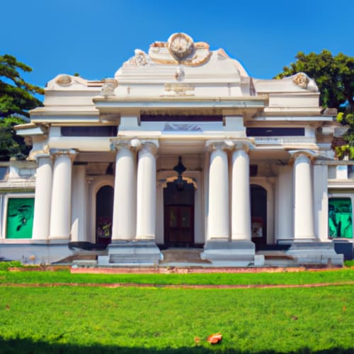 National Museum of Colombo displaying a collection of ancient artifacts