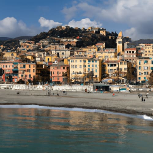 Un'immagine della spiaggia di Porto Maurizio