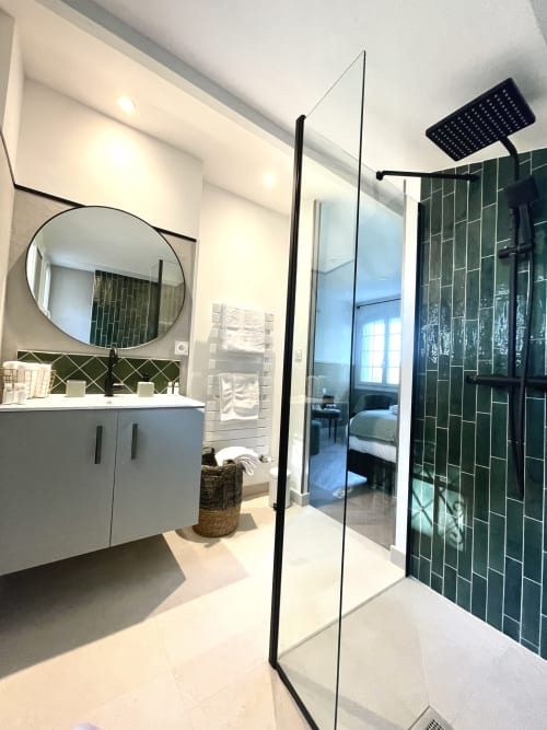 chambre d'hôtes Puy du Fou Vendée les 15 chênes chambre double supérieure douche italienne calme reposant