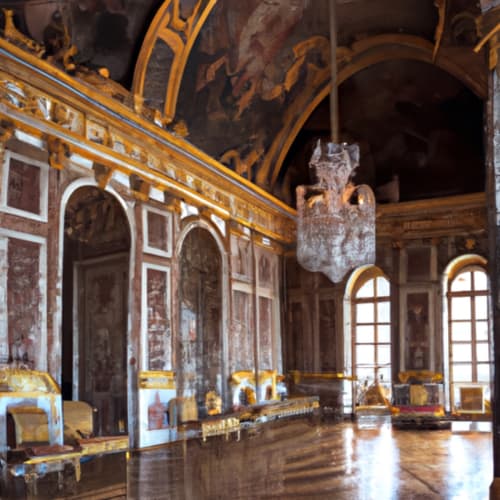 Une photo du Château de Versailles avec ses jardins