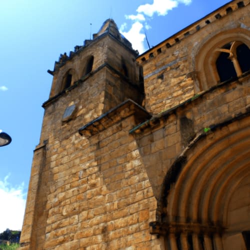 Fotografía de la hermosa arquitectura de la Iglesia de Santa Eugenia