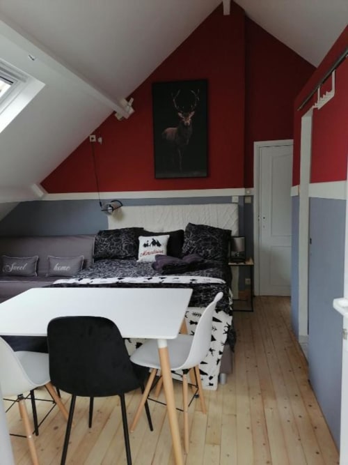 De studio als geheel.