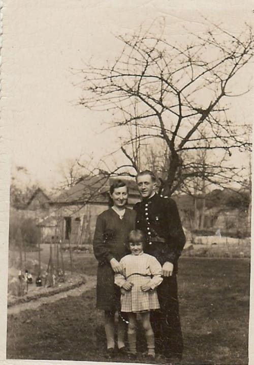 Notre jardin après guerre rue Jean Jaurès à Abbeville auparavant Saint Jean des prés