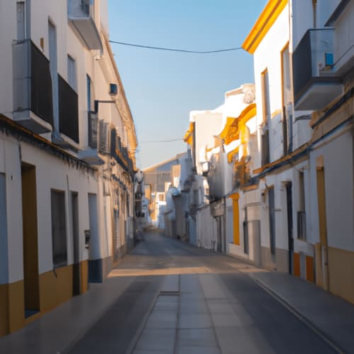 Imagen del encantador casco antiguo de Adra