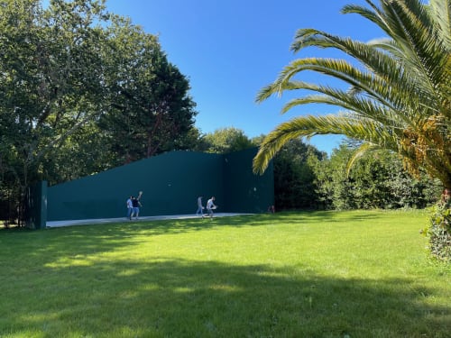 Fronton mur à gauche pelote basque Biarritz