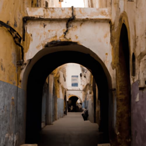 Ruelle pittoresque de la médina d'Essaouira