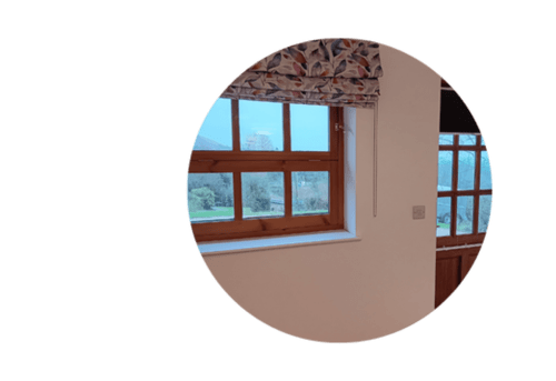 View From in Valley View Room at 2 Ailwood Farm Holidays, Dorset, Jurassic Coast, Walking, Cycling, Climbing