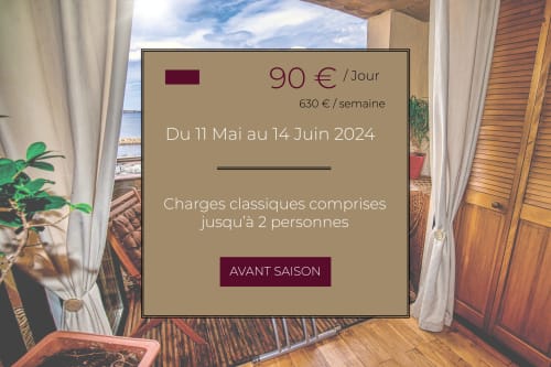 Location de vacances à Banyuls : 90€/jour ou 630€/semaine, 11 mai - 14 juin 2024