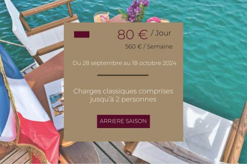 Location de bateau de luxe à Banyuls-sur-Mer, 80€/jour, offre saison septembre-octobre 2024