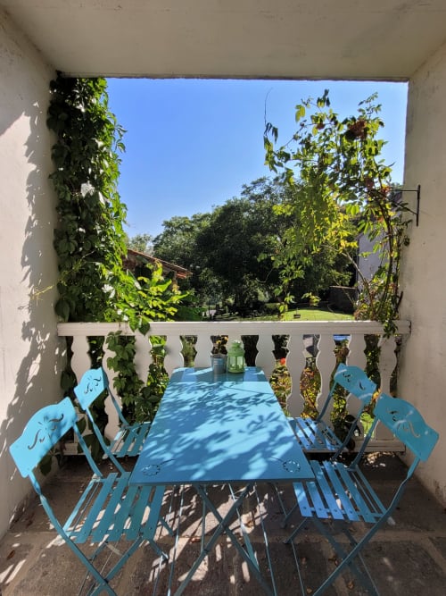 Terrasse privative - Les Tilleuls-gites-auvergne-puy-dome