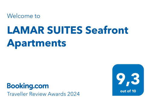 Benvenuti a Lamar Suites Seafront Apartments a Misano Adriatico. Booking.com Traveller Review Awards 2024: 9,3 su 10