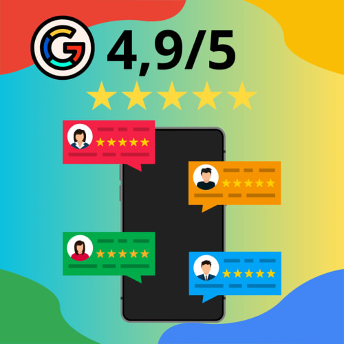 meilleur avis clients google 4,9/5