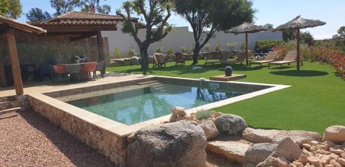 Villa de luxe Villas-Majos avec piscine, oliviers, coin détente et vue mer à Porto-Vecchio, Corse
