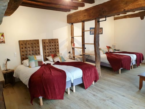Logis Escale, gîte pour 15 personnes, chambre du Rez de chaussé avec 5 véritables couchages de 90x200 - ©SAS ESQAL