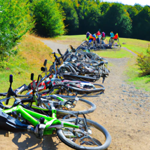 Photo d'une balade à vélo dans la campagne