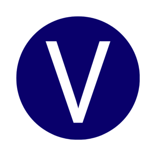Logo a forma di V per Macramè Fazello rooms, un bed and breakfast a Sciacca, in Sicilia