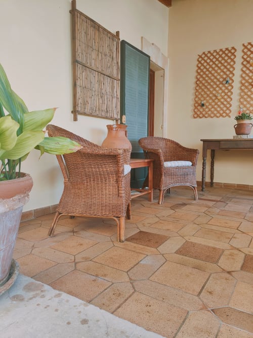 terraza lectura jardin