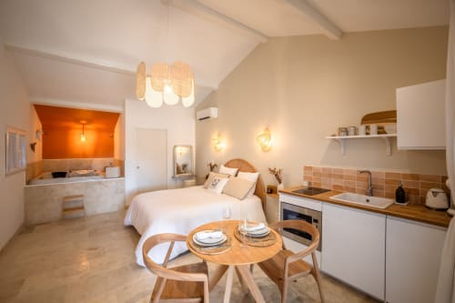 Chambre d'hôte love room luxe spa sauna Alès Nuits d'Audace