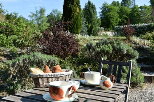 Petit déjeuner en terrasse