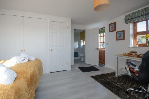 Living Area in Valley View Room at 2 Ailwood Farm Holidays, Dorset, Jurassic Coast, Walking, Cycling, Climbing