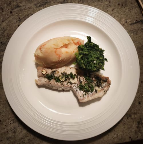 poisson, filet de merlu, bretagne, cuisine, table d'hôtes