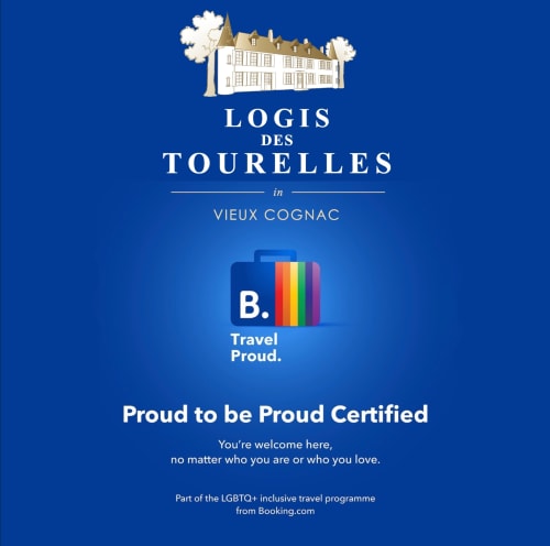 Logis des Tourelles au Vieux Cognac - hébergement inclusif LGBTQ+ certifié Travel Proud