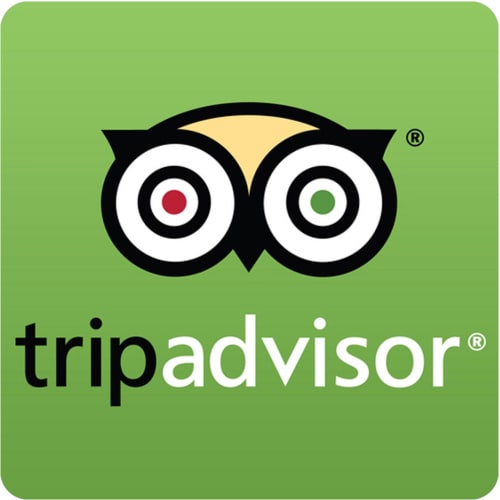 Logo de TripAdvisor con icono de búho para la casa rural Domaine de l'Ocrerie en Pourrain, Francia